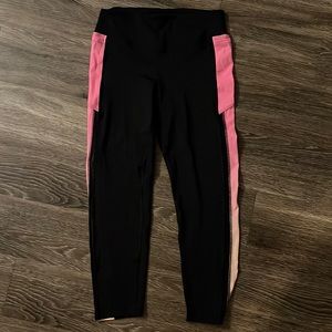 NWT Pink active leggings L